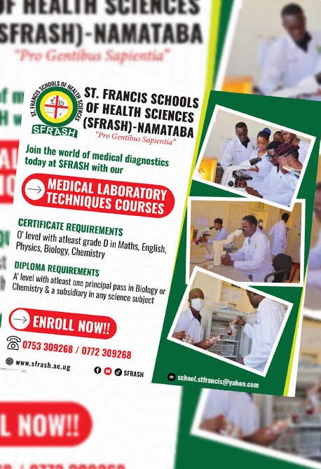 SFRASH Namataba enrollment flyer